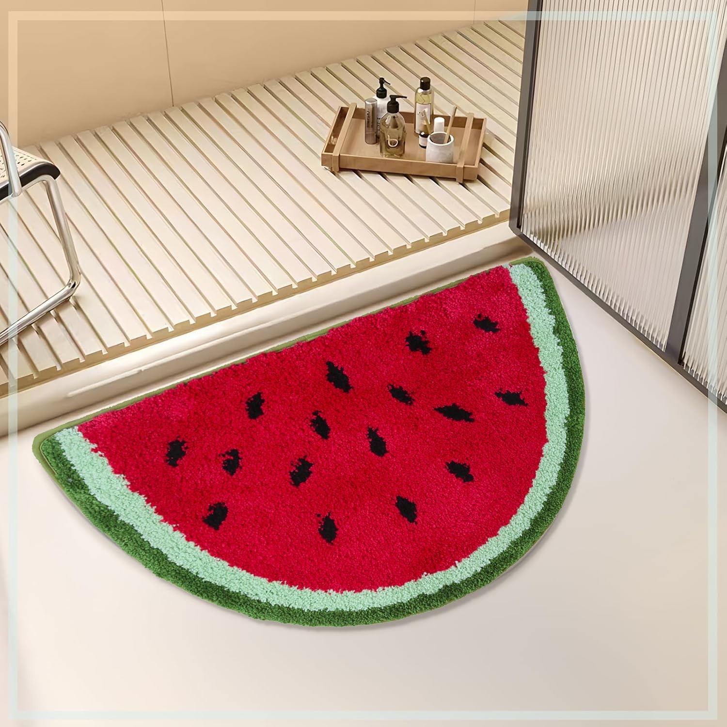 Baby Playtime Cozy Watermelon Cute Fruits Half Round Shaped Bedroom Bathroom …
