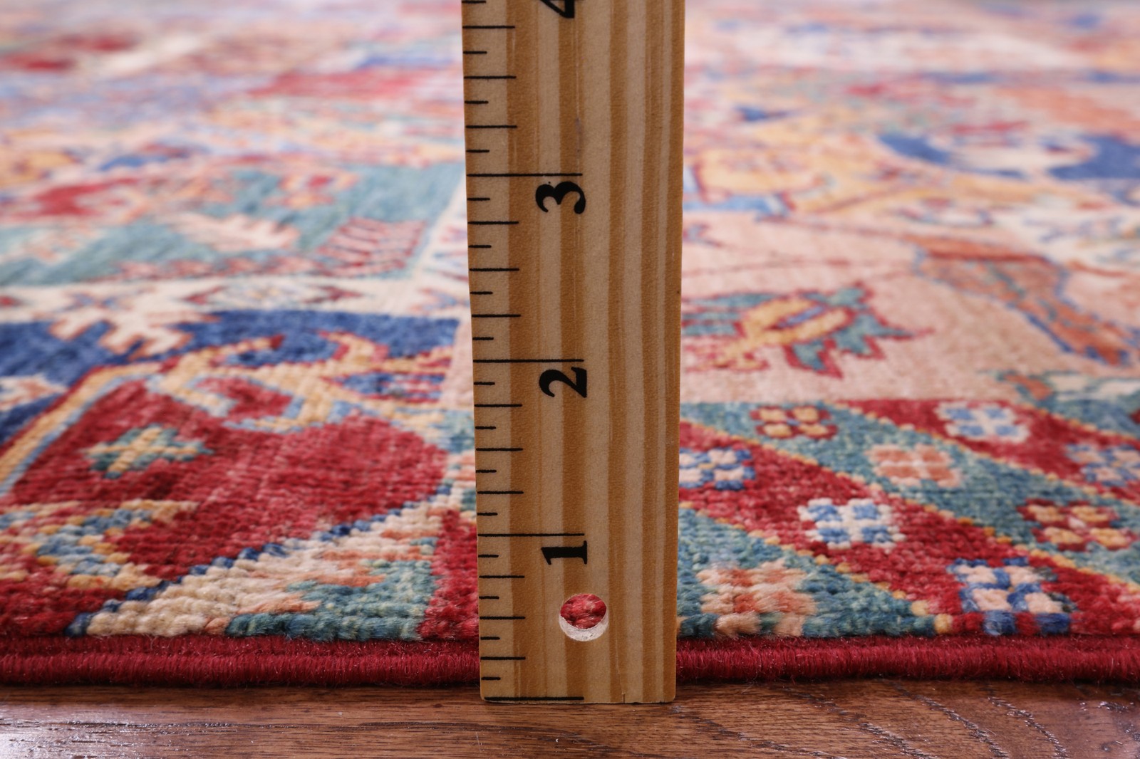 Handmade Super Kazak Wool Rug 5′ 5″ X 8′ 0″ – Q11085