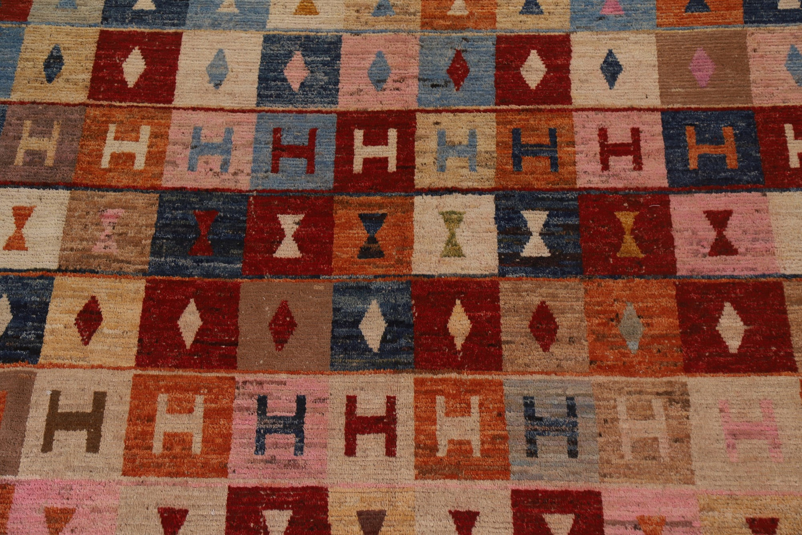 Handmade Tribal Moroccan Oriental Rug 12×17 Ft Geometric Palace Size Wool Carpet