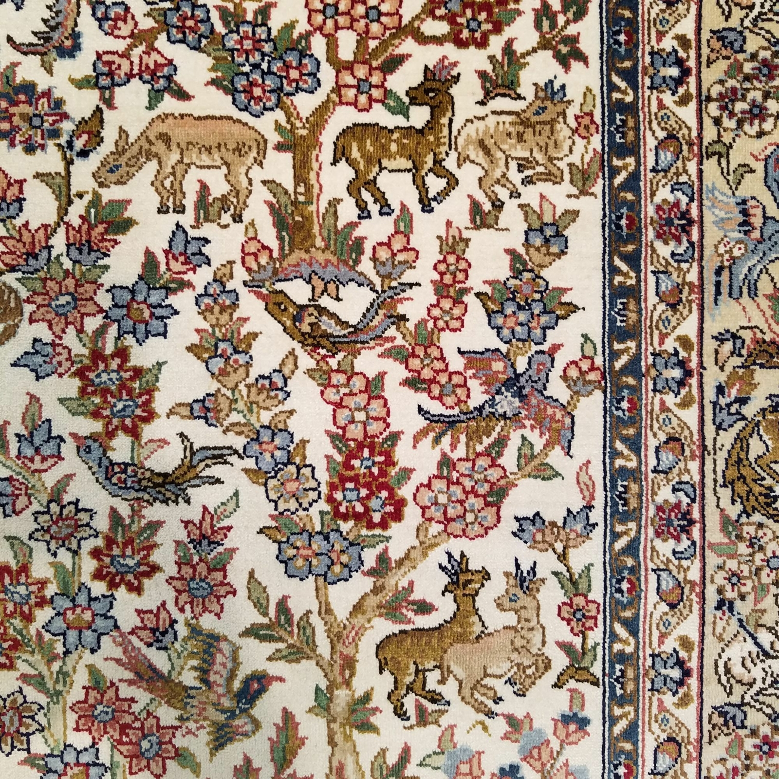 3’0″ x 5’0″ Silk Chinese Hereke Rug