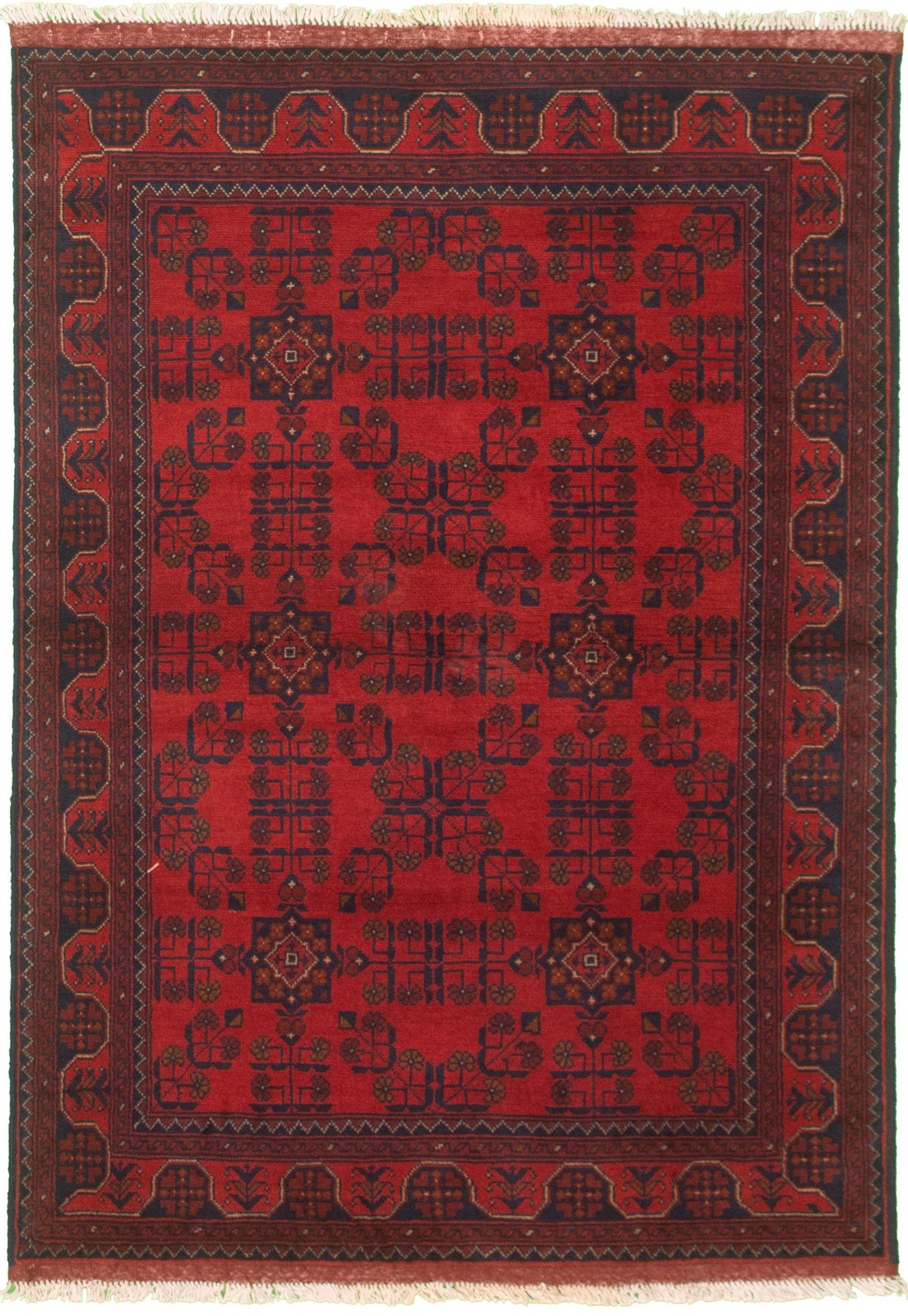 4’3″ x 6’2″ Hand Knotted Area Rug Traditional Oriental Wool Carpet