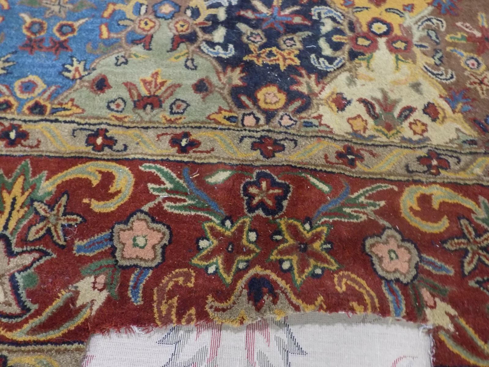 MULTI / BURGUNDY 11′ X 15′ Damaged Rug Reduced Price 1172597153 HG911A-1115