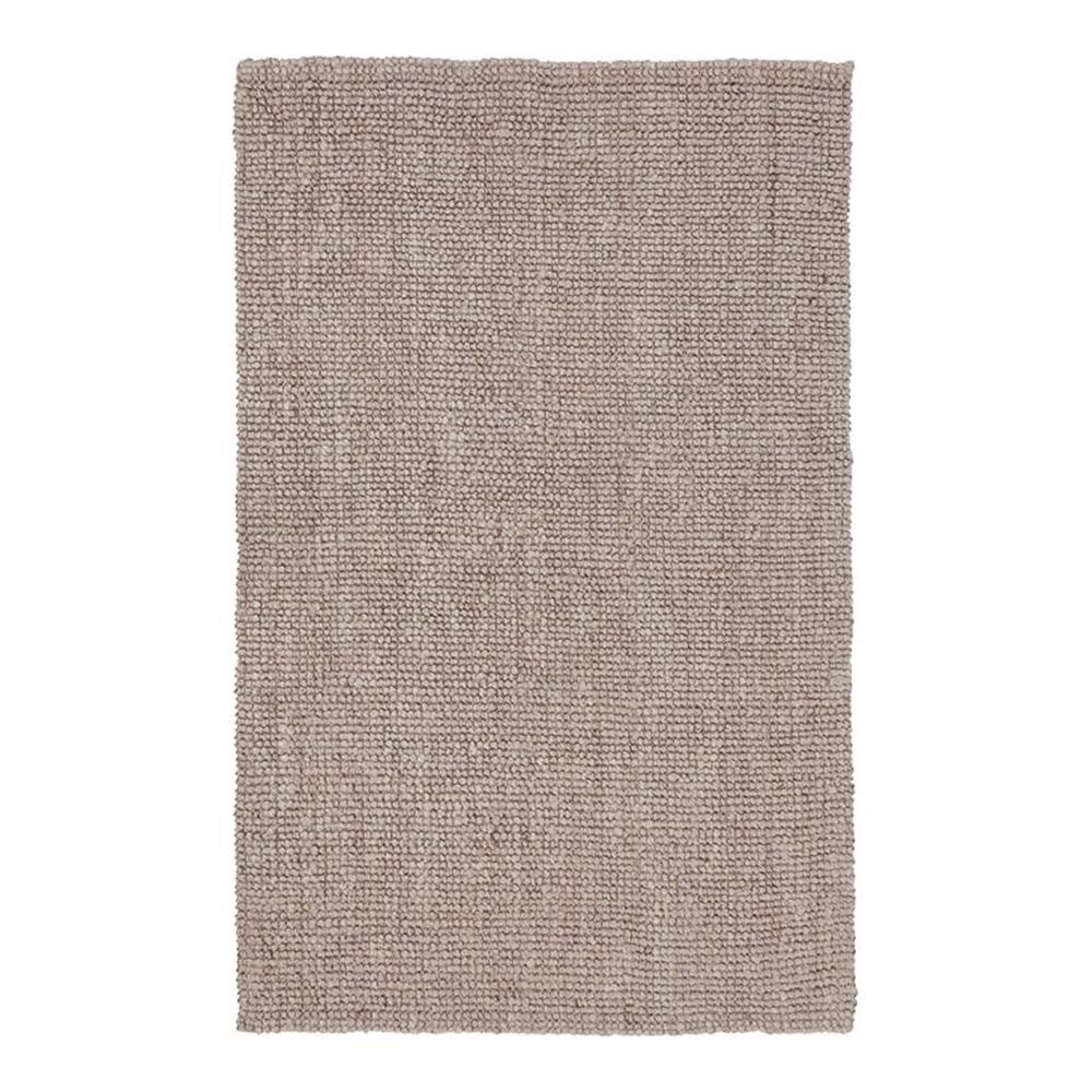 Pemberly Row 108 x 144″ Jute Fabric & Seagrass Area Rug in Oatmeal Beige