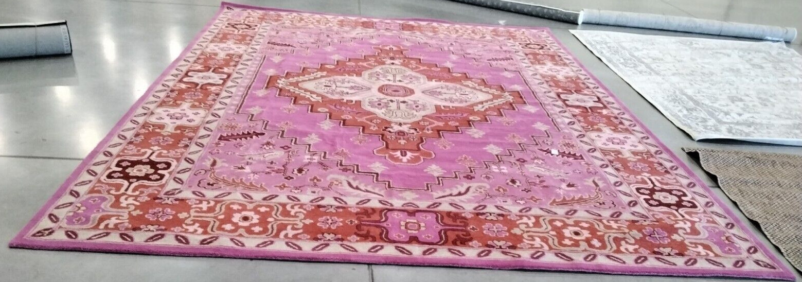 RED / PINK 11′ X 15′ Back Stain Rug, Reduced Price 1172734627 BLG545B-1115
