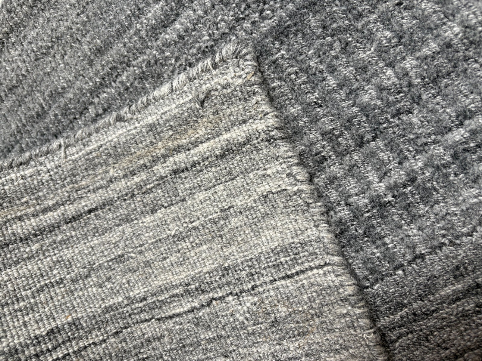 RH (Restoration Hardware) Natim Performance Rug – 12′ × 15′ – Marled Gray