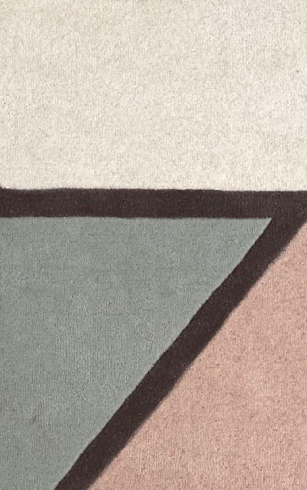 Soft tone Modern Geometric Hand-Tufted Rug Wool Area Carpet Home Decor Custom