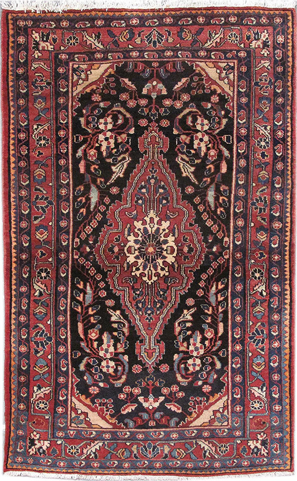 3.5 x 5.3 Perrsian Lilihan Rug Irran #PIX-82744