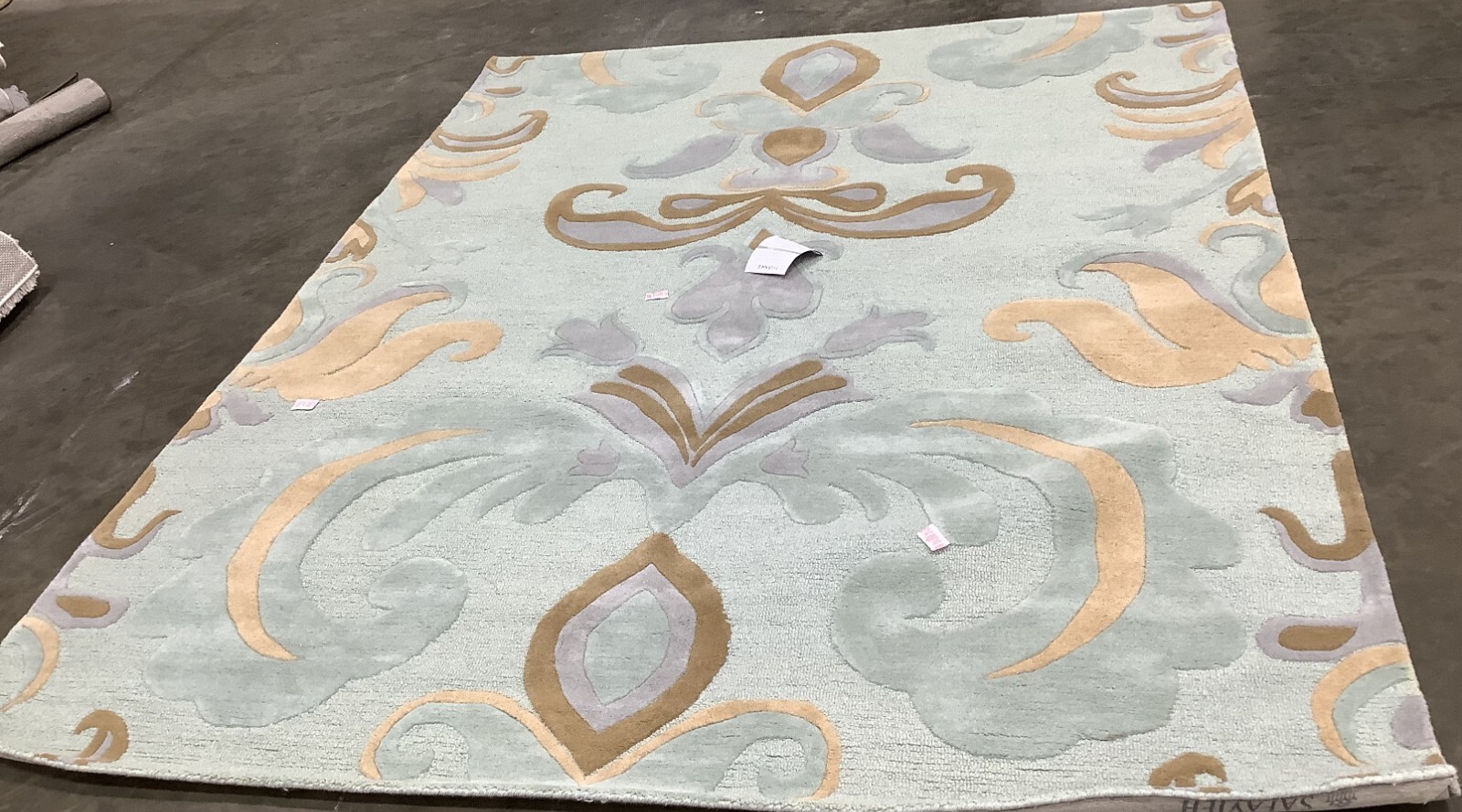 LIGHT BLUE / MULTI 7′-6″ x 9′-6″ Damaged Rug, Reduced Price 1172680927 SOH215A-8