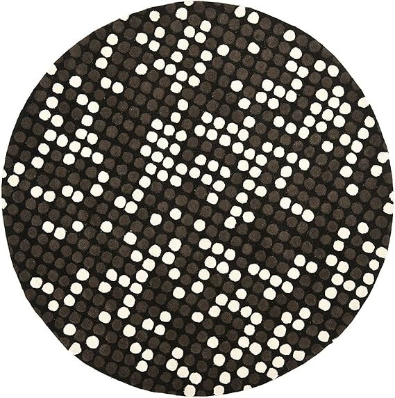 New Handmade Loop Cut Pile Round Rug 3×3, 4×4, 5×5, 6×6, 7×7, 8×8, 9×9, 10×10