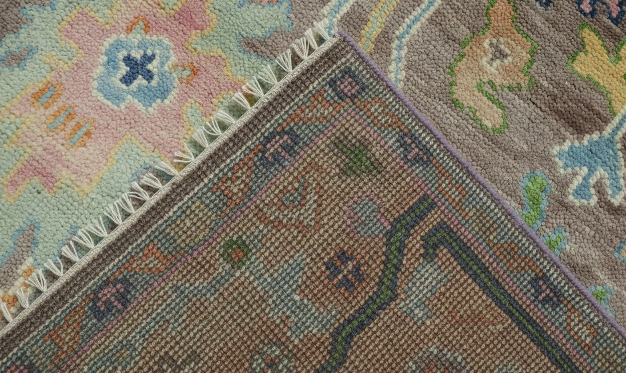 Oushak Hand Knotted 8×10, 9×12, Area Rug Carpet for Home, Bedroom, Living Room