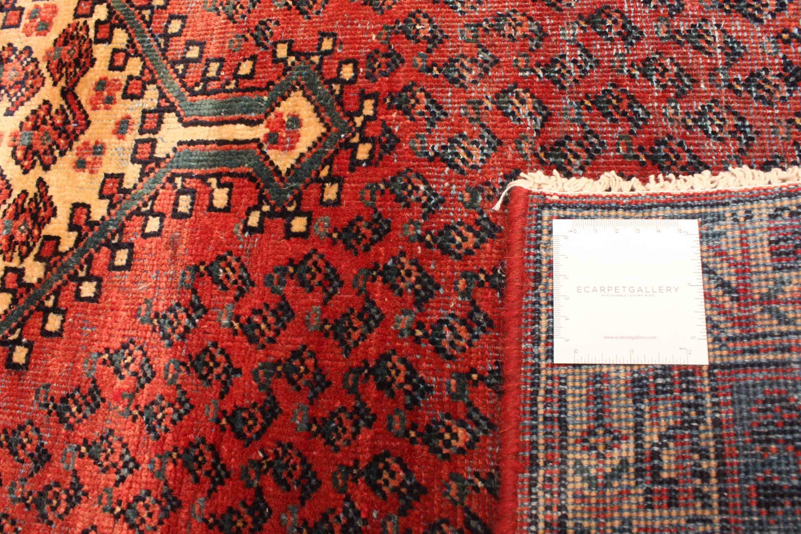 Vintage Traditional Hand-Knotted Area Rug 3’7″ x 4’10” Oriental Wool Carpet