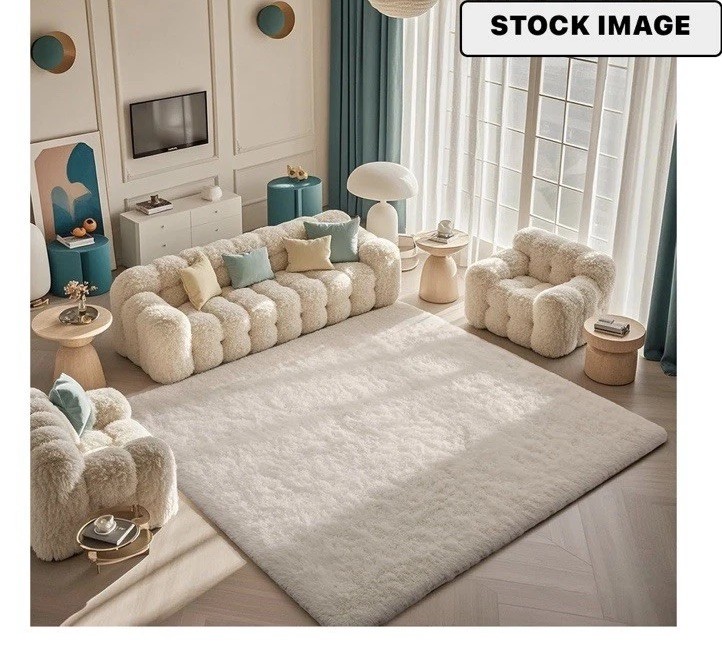 Rug 5’ X 8’ Ft Area Rug by Ophanie Ivory Rug