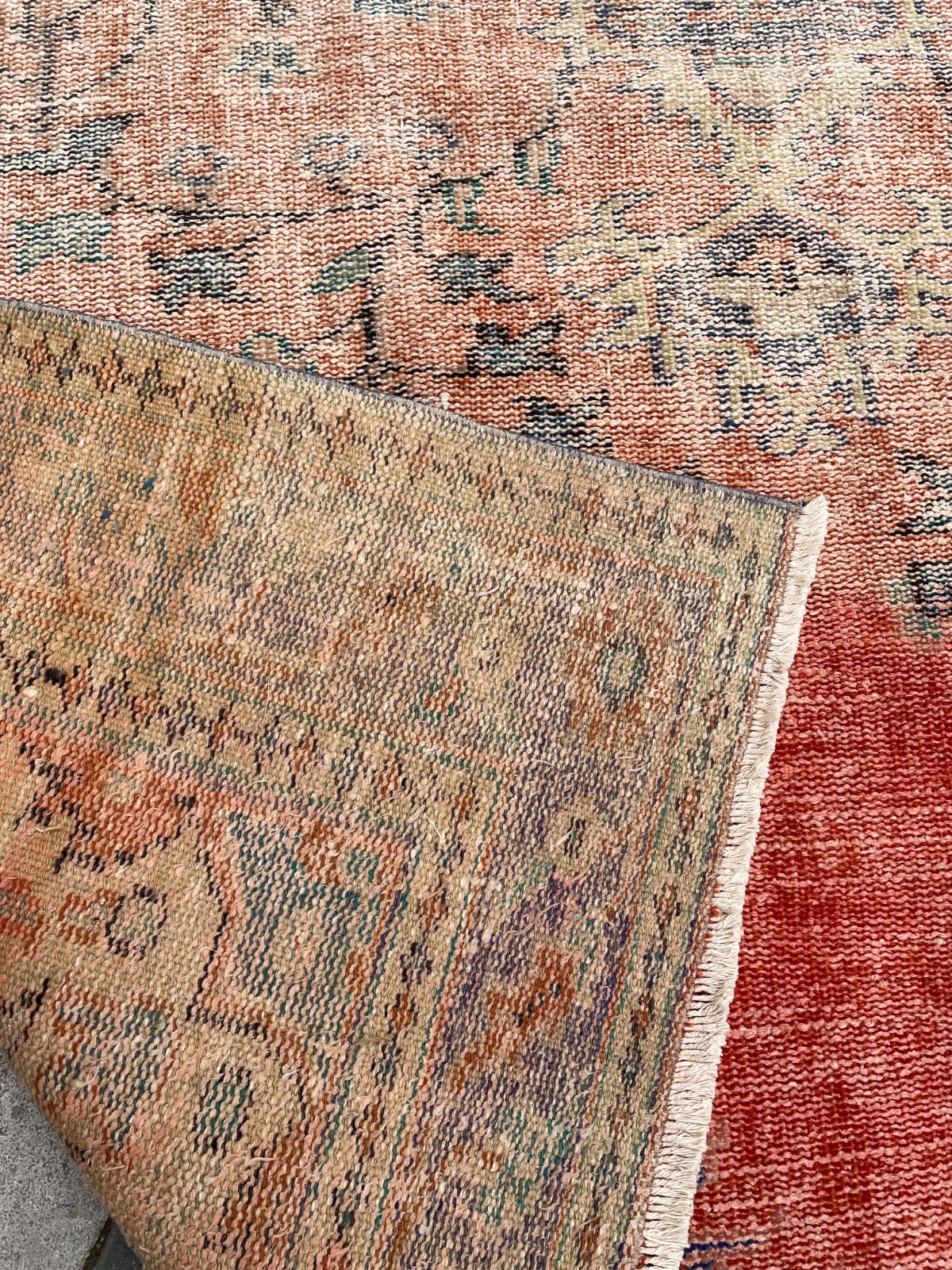 Decorative Rug, 6.3×9.3 feet, Unique Design Carpet, Anatolian Rug, oushak carpet