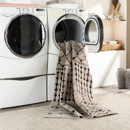 Surya Lavadora Machine Washable Low Pile Global Area Rug 100% Polyester 8×10
