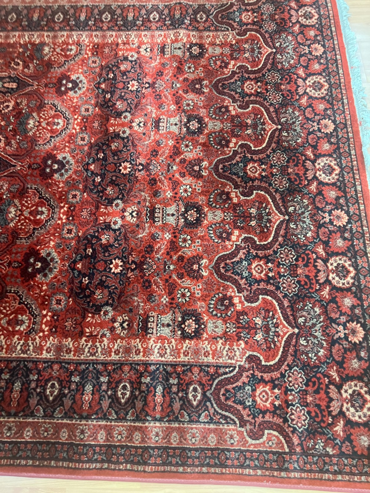 5’7″ x 8′ Couristan Kirman Design Oriental Rug – 100% Wool – Made in Belgium