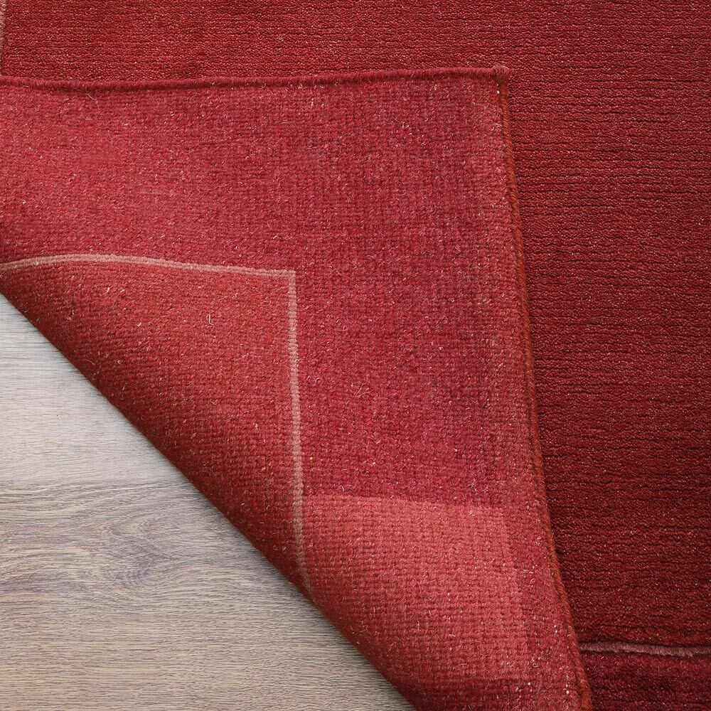 Eco-Friendly Hand Knotted Tibbati Wool Area Rug Contemporary Light Red BBT00206