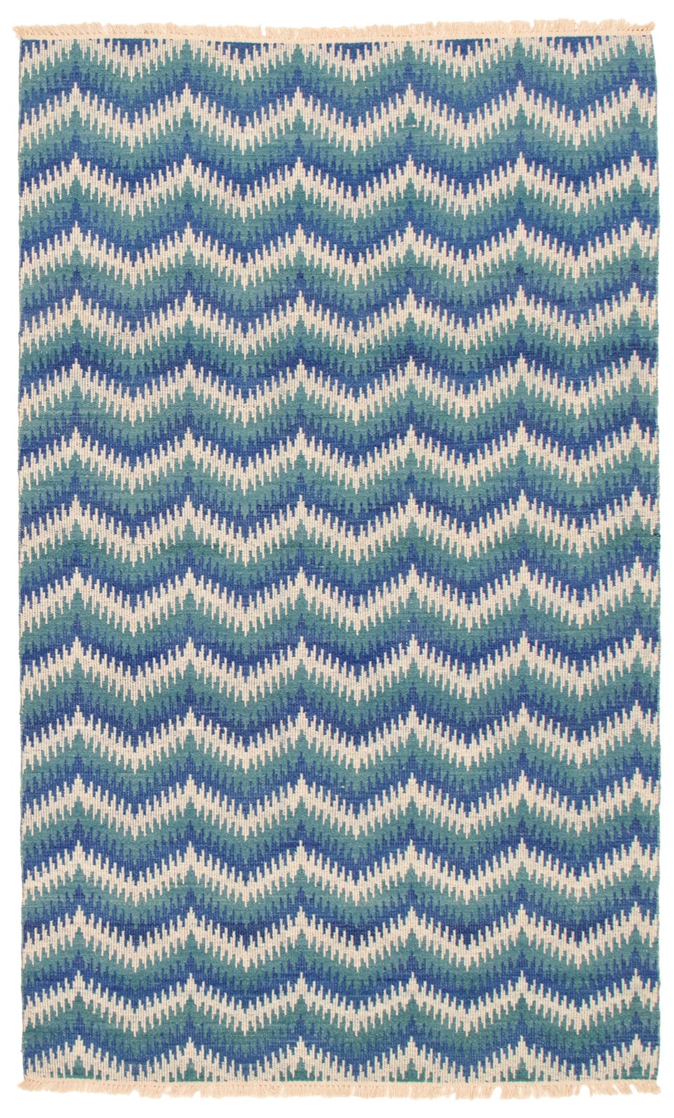 Vintage Hand Woven Area Rug 5’0″ x 8’1″ Traditional Wool Oriental Carpet