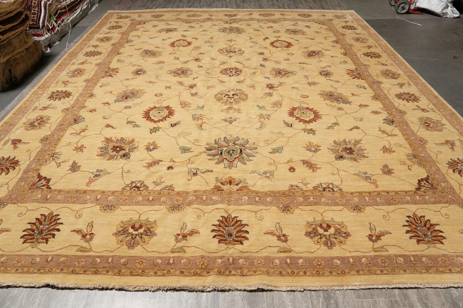 Traditional 12×15 Popular Oriental Area Rug 100% Handmade Wool Carpet PIX-797-06