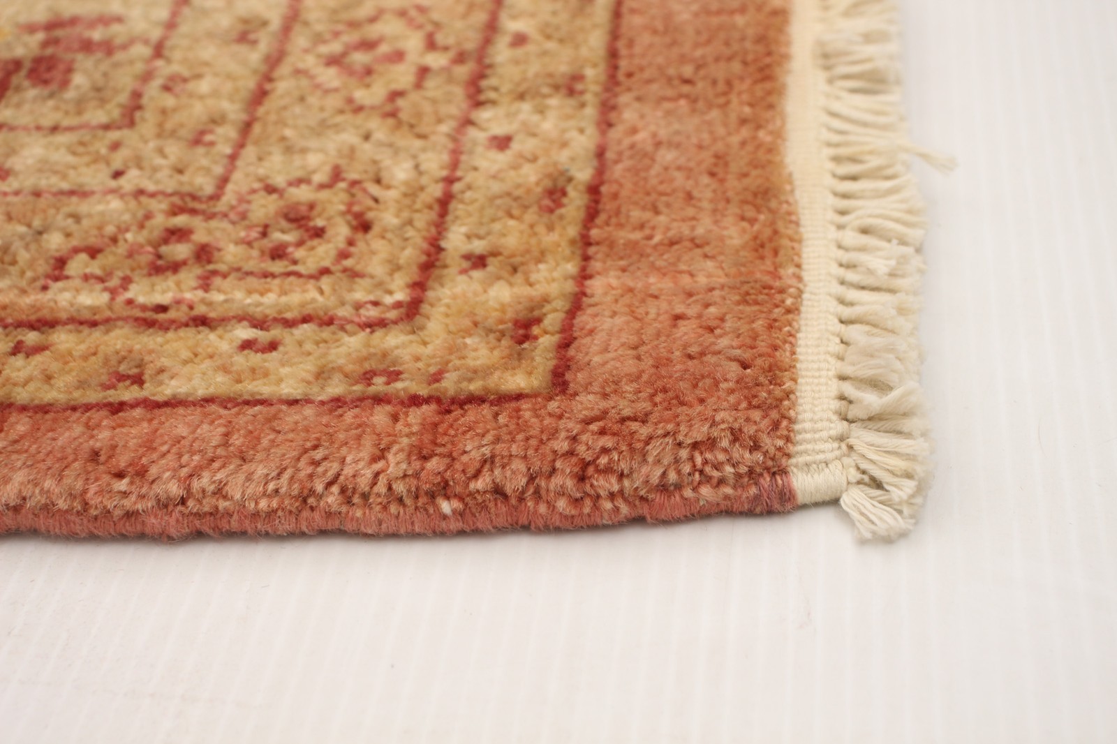 Traditional Copper Hand-knotted Area Rug 9’3″ x 12’5″ Oriental Wool Carpet