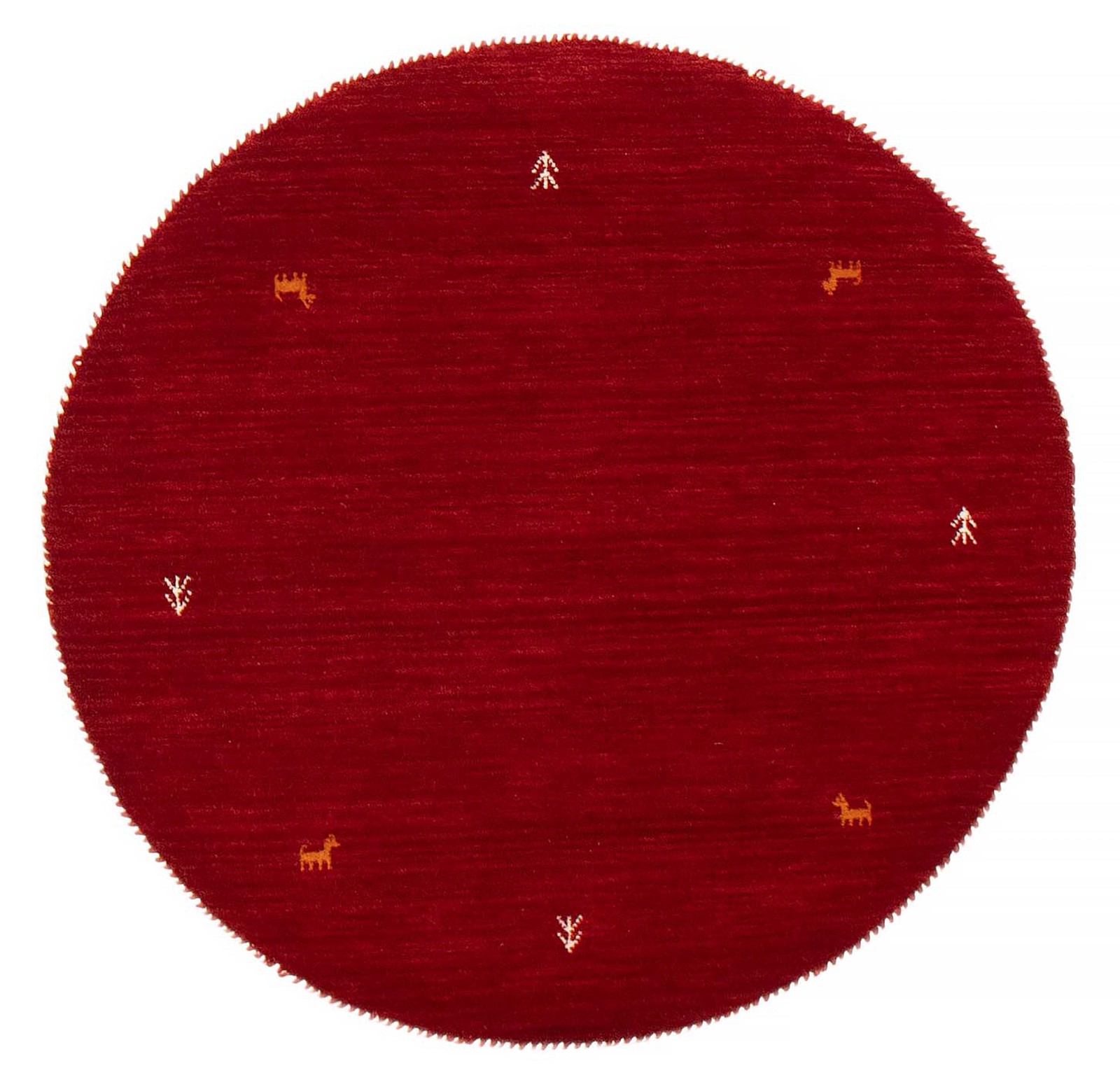 Hand loomed Area Rug 3’11” x 3’11” Traditional Wool Oriental Carpet