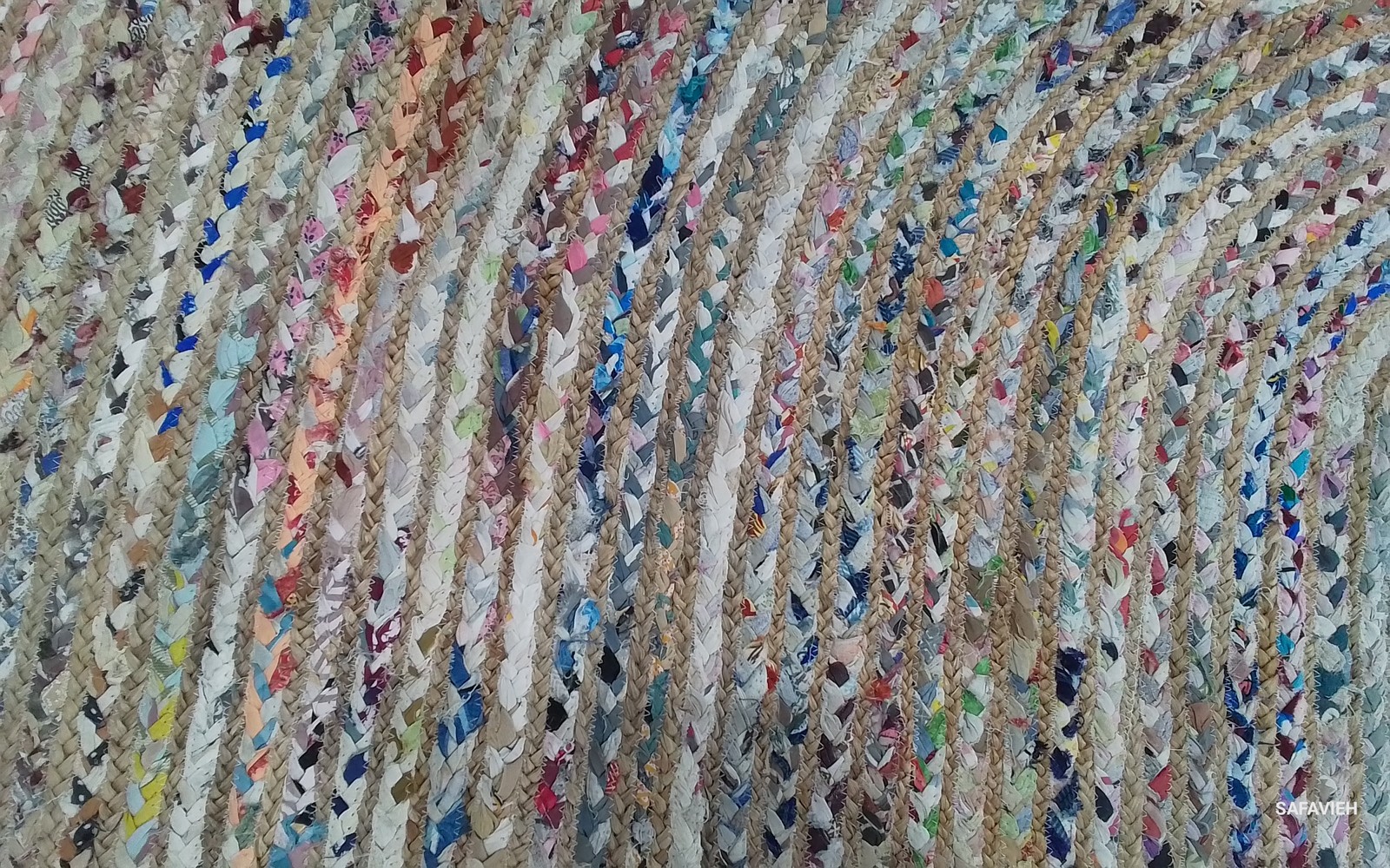 BEIGE MULTI 7′-6″ x 9′-6″ Broken Thread Rug Reduced Price 1172794059 CAP202B-8OV