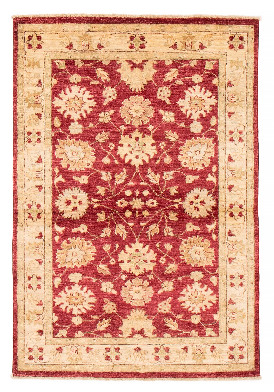 4’2″ x 6’1″ Hand Knotted Area Rug Traditional Oriental Wool Carpet