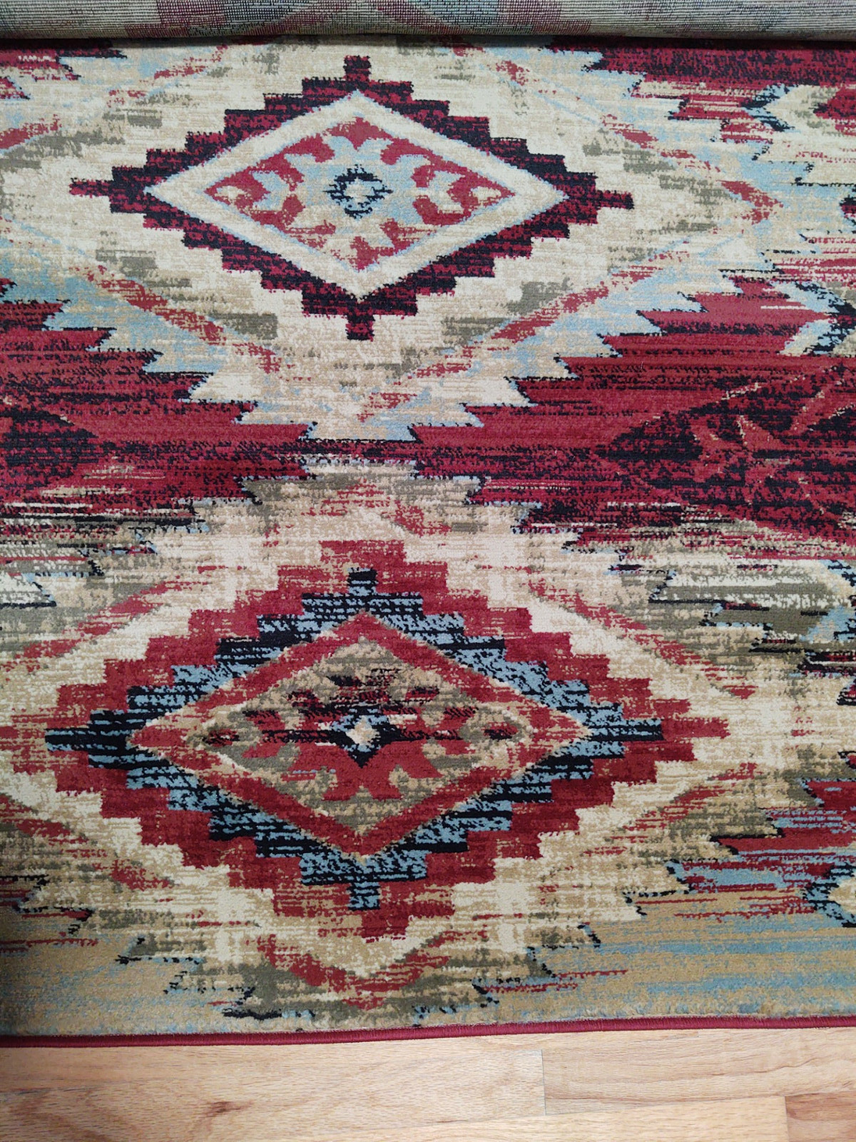 8×10 (7’10” x 9’10”) Southwestern Lodge Cabin Tribal Area Rug **FREE SHIPPING**