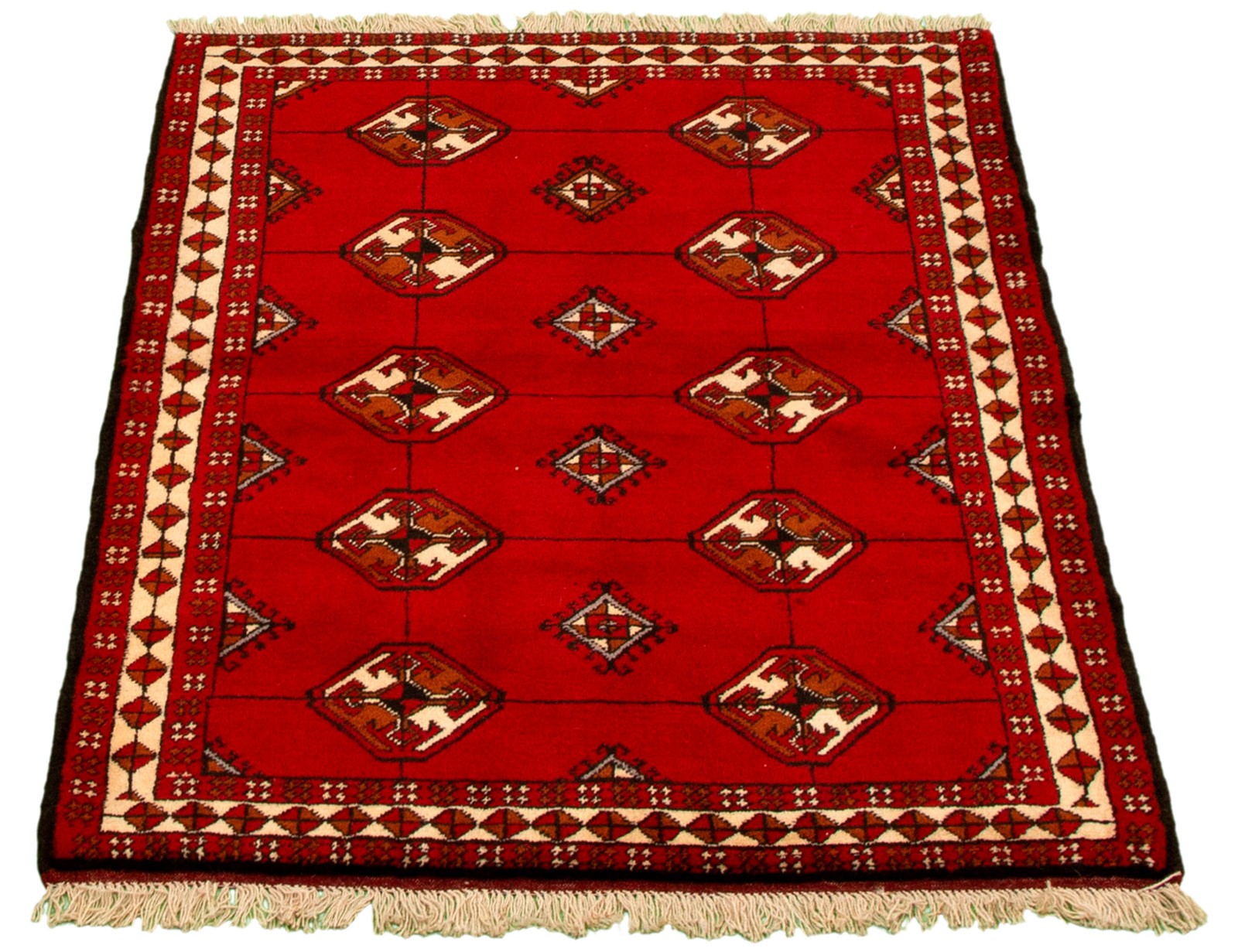 Traditional Hand-knotted Wool Oriental Carpet 3’7″ x 4’7″ Area Rug