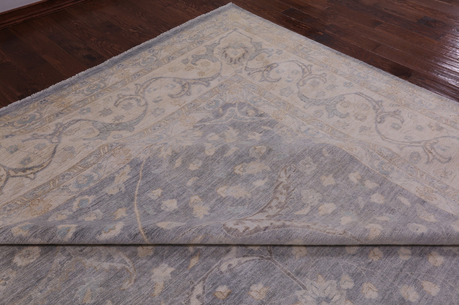 13′ 4″ X 19′ 8″ Turkish Oushak Hand-Knotted Wool Rug – Q14424