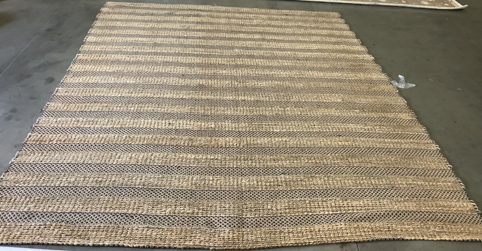 BLACK / NATURAL 8′-0″ x 10′-0″ Flaw in Rug, Reduced Price 1172673760 NFB654Z-8