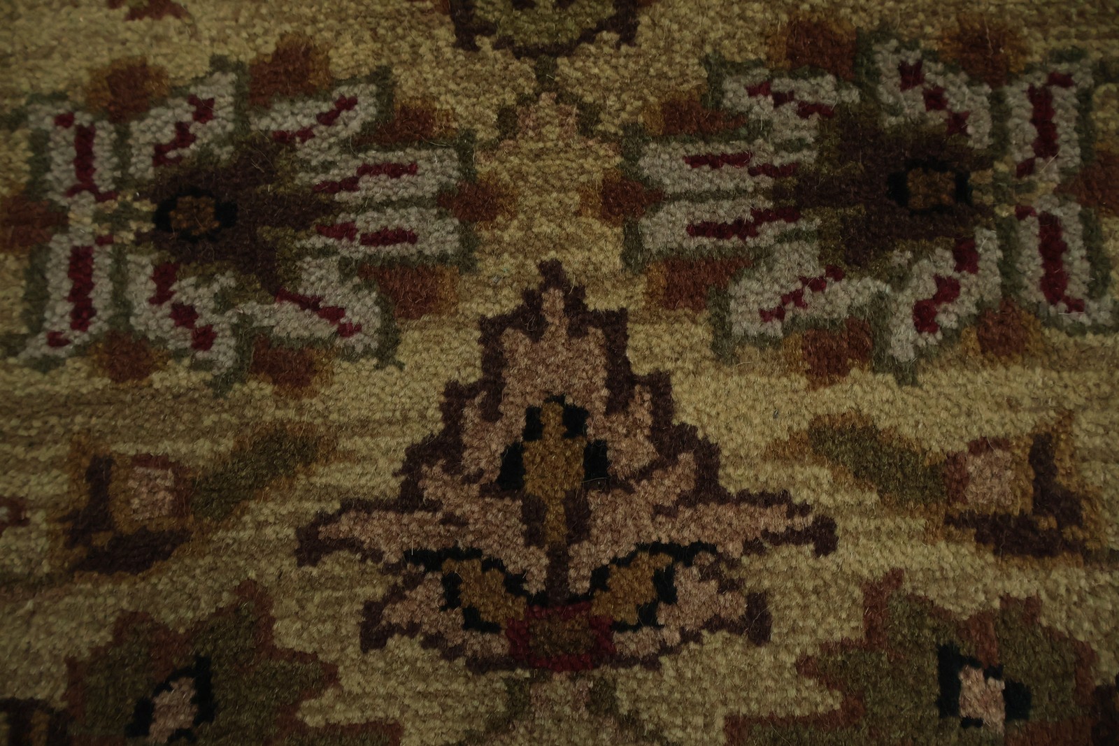 Pair of 2 Agra Oriental Rug 3×4 Hand-knotted Wool Floral Indian Accent Carpet