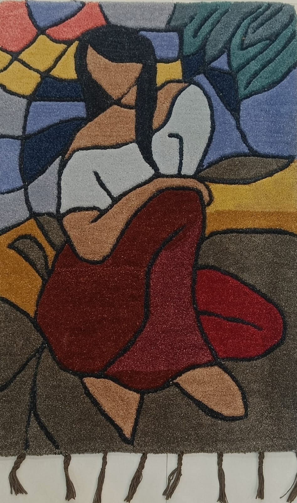 Wall Hanging I Ready to Dispatch | Blended Newzealand wool Size 24″x36″ Inch