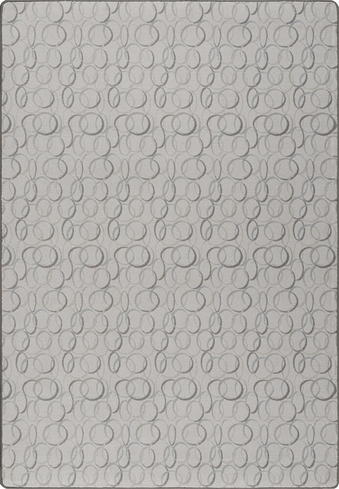 Milliken Nickel Loops Hoops Orbs Rings Contemporary Area Rug Circles City Place