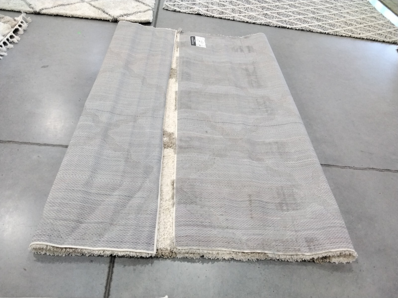 IVORY / BEIGE 8′ X 10′ Loose Thread Rug, Reduced Price 1172730896 SGD257B-8