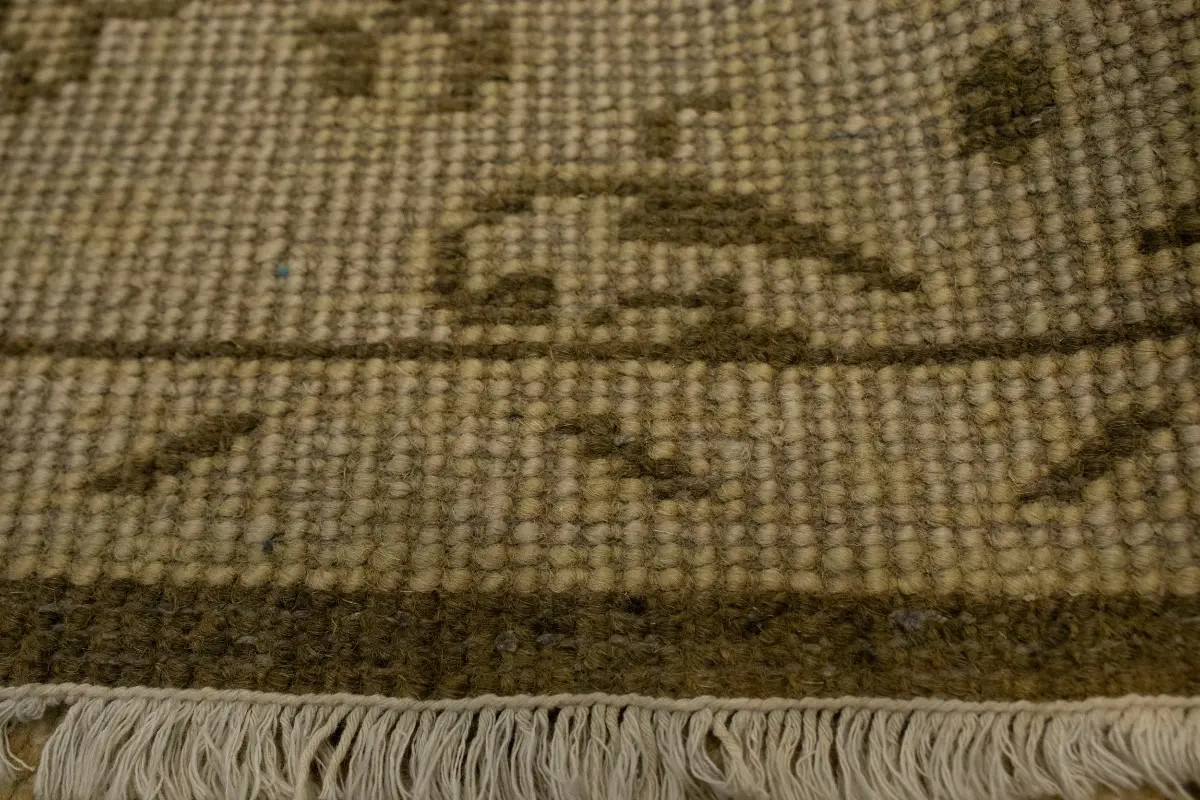 Handmade 5’5X8’7 Floral Oriental Rug Muted Transitional Carpet Home Decor