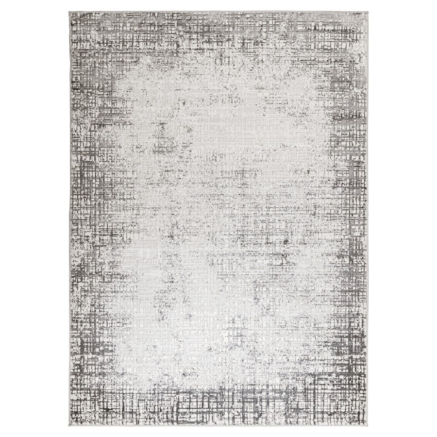 Lavin Rugs T4015 Greta 7’10” x 10’10” Weave Rug, Grey Silver/Silver – T4015-0811