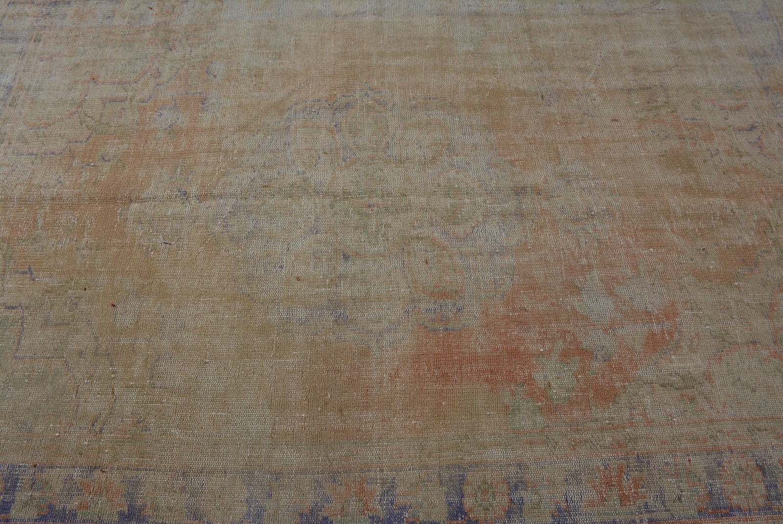 5,2×7,6 ft Rug, Turkish Vintage Rug, Brown Wool Rug