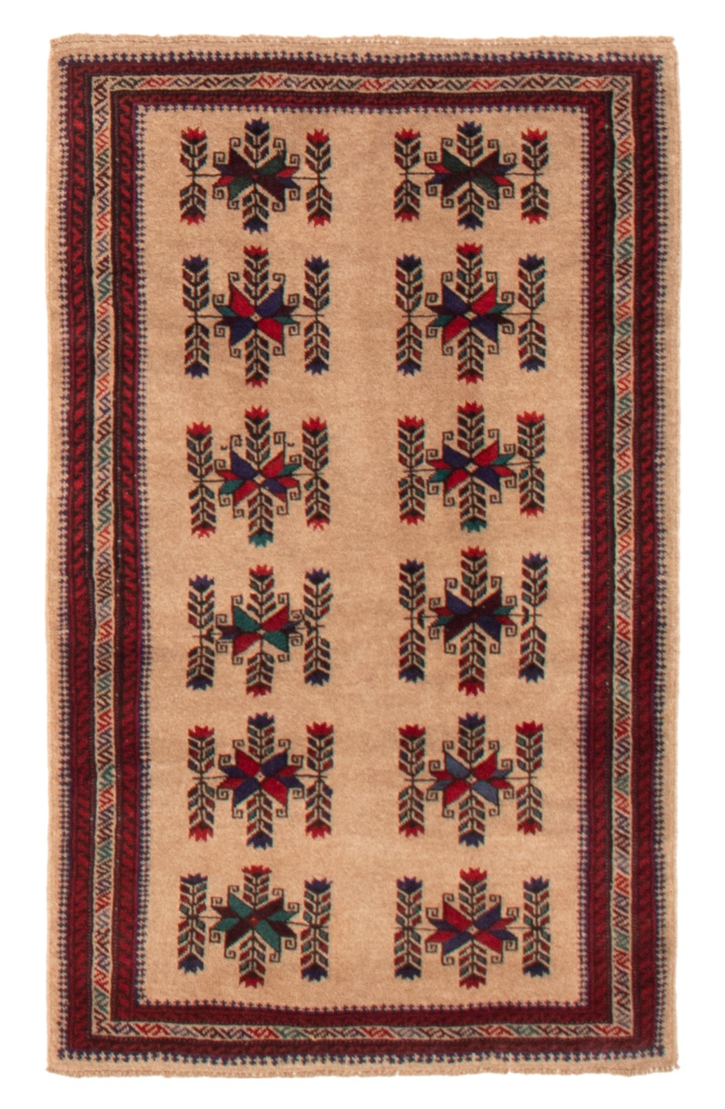 2’10” x 4’9″ Vintage Hand Knotted Area Rug Traditional Oriental Wool Carpet