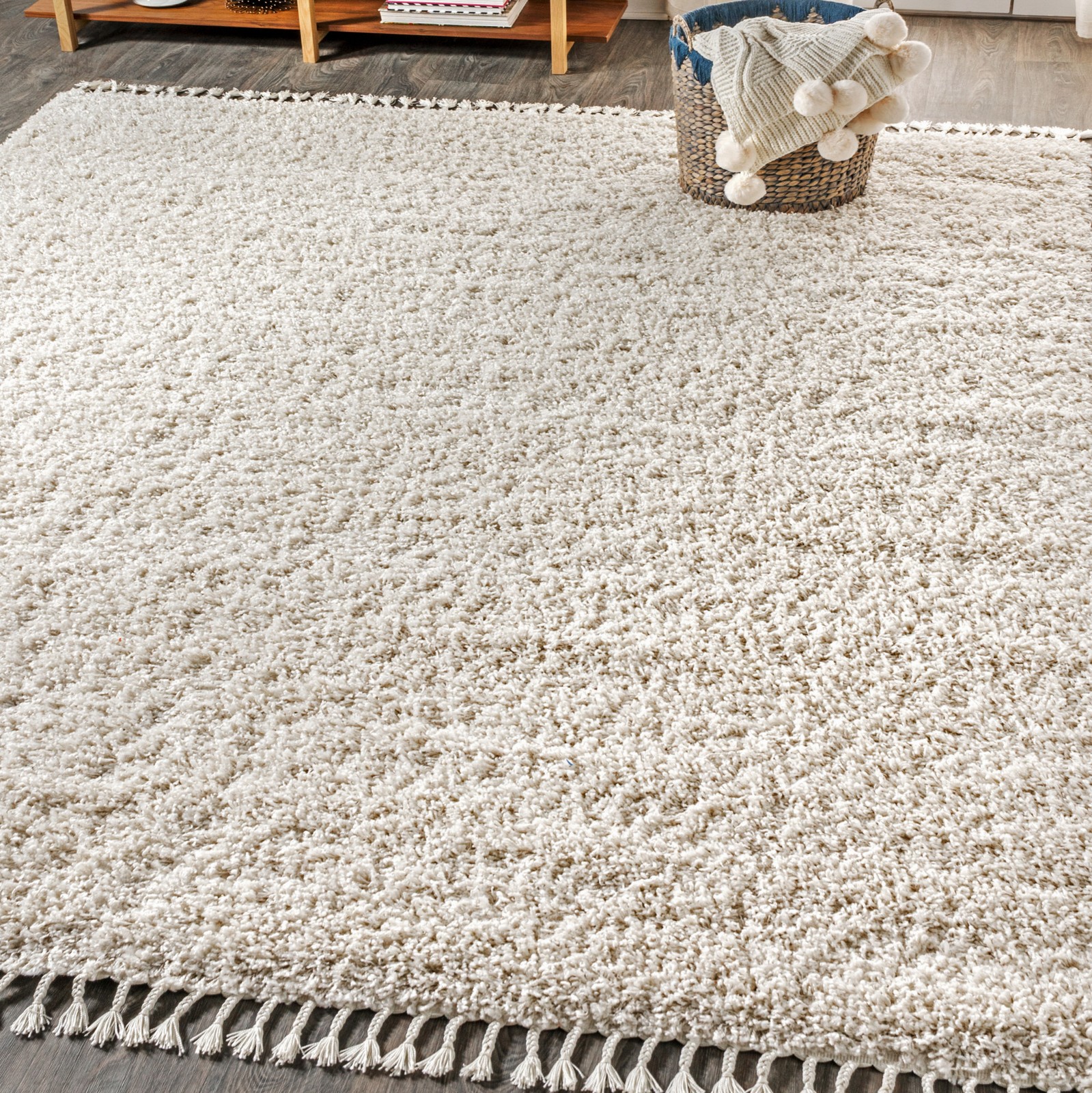 JONATHAN Y Lighting MCR100-3 Mercer Shag 3′ x 5′ Shag – Off White
