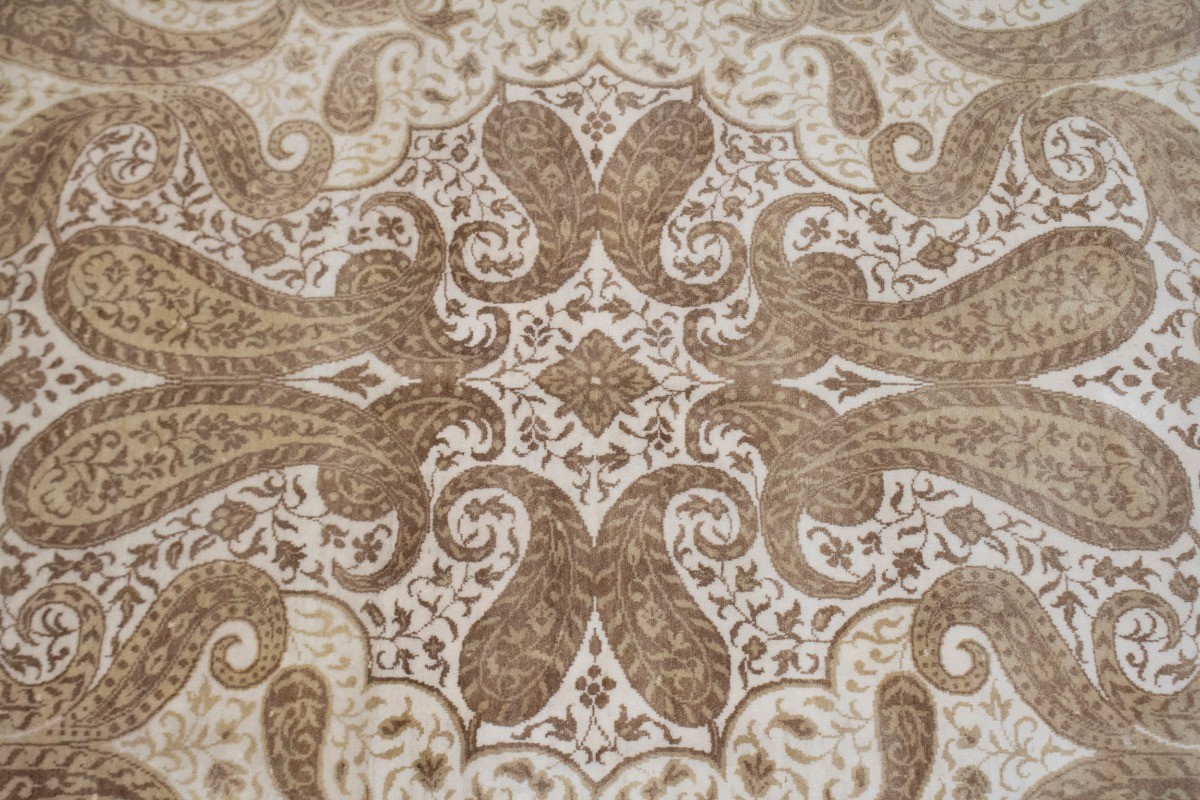 Extra Fine 350 KPSI Floral Paisley Design Oriental Rug Handmade Carpet 6X8 ft