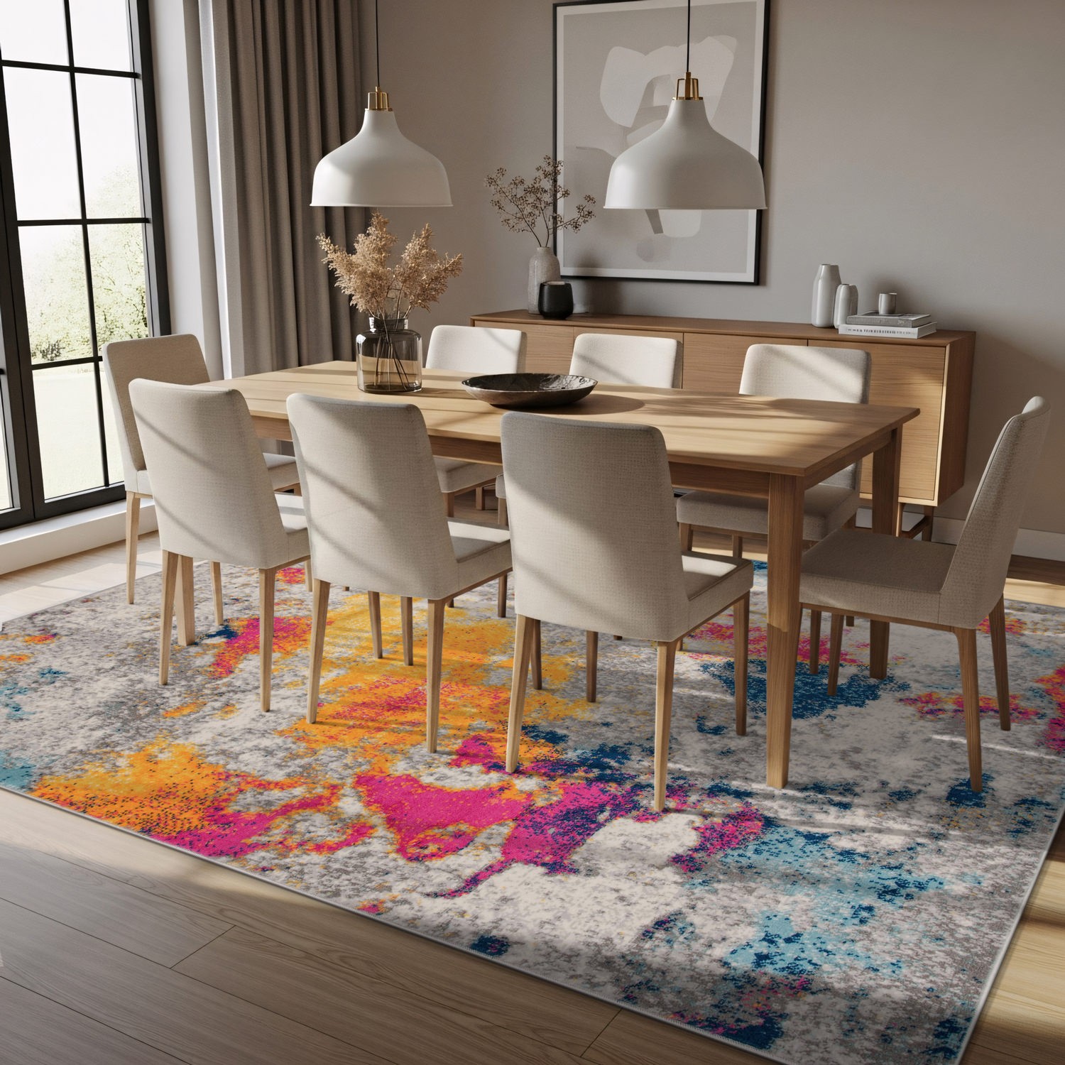 Rugshop Large Area Rugs Abstract Contemporary Rugs for Sale Living Room Rug 8×10