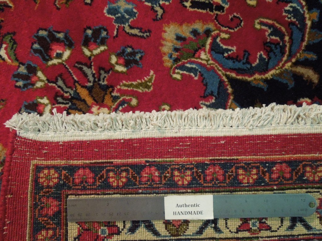 10′ x 13′ Black Traditional Semi Antique Kashaan Rug 71087