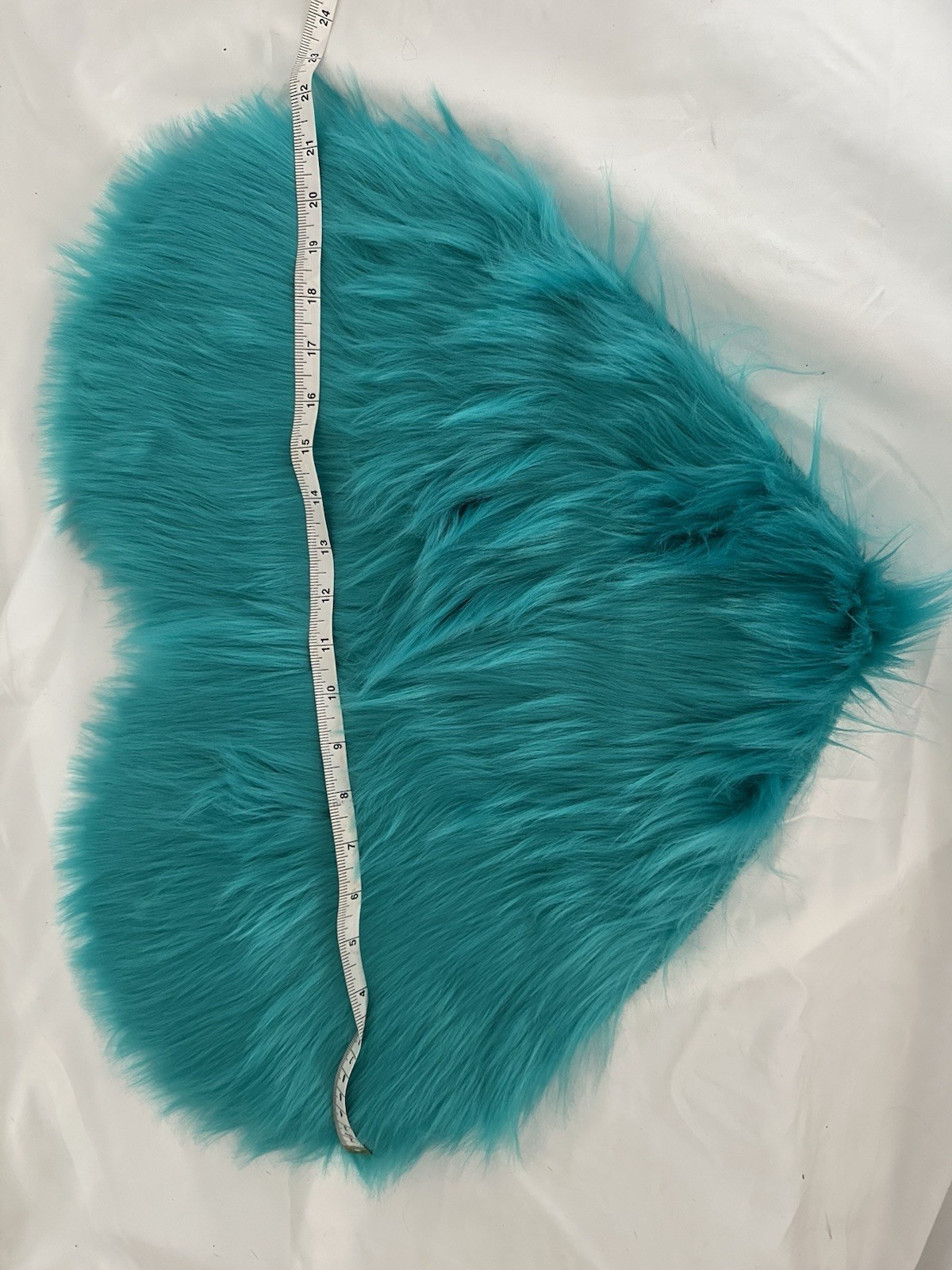 Heart Shape Carpet Floor Mat Rug Soft Plush Fur Fluffy Home Living Room Bedroom