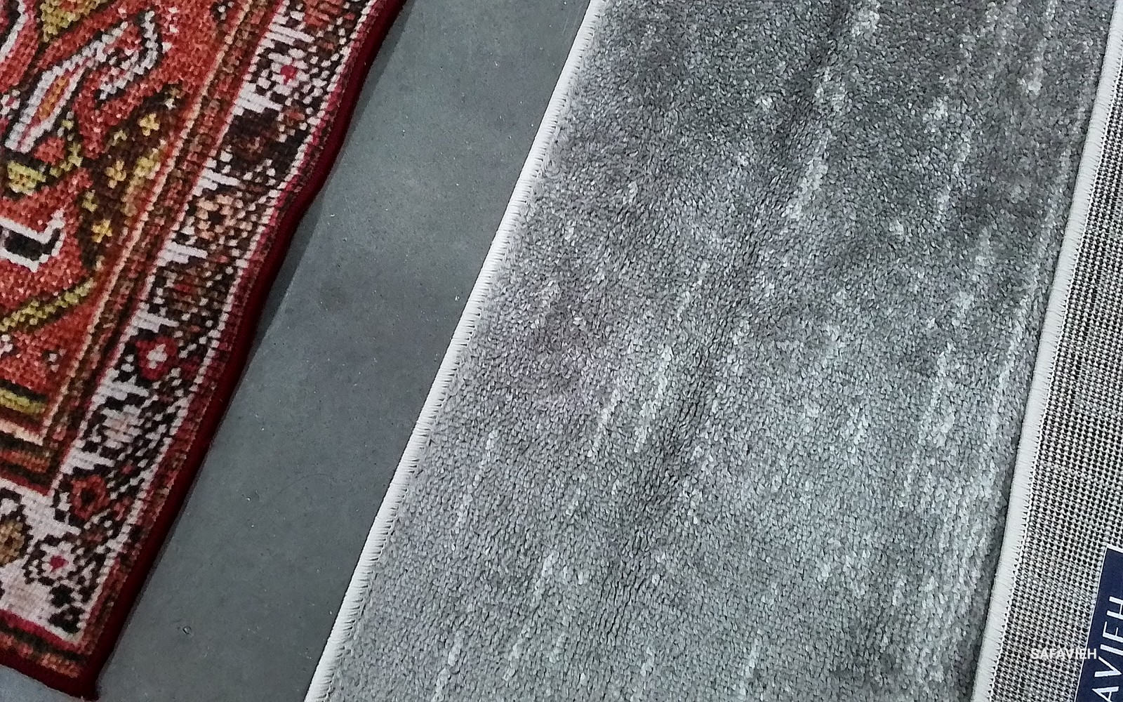 IVORY / SILVER 8′-0″ x 8′-0″ Back Stain Rug Reduced Price 1172793459 ADR113B-8SQ