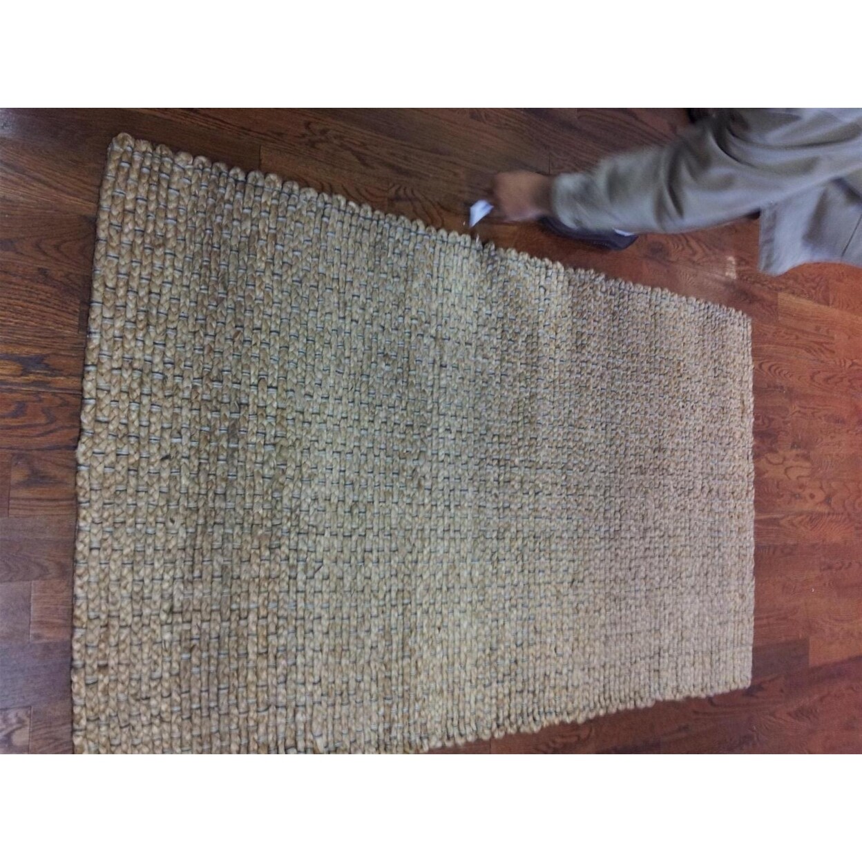 SAFAVIEH Natural Fiber NF452A Light Blue / Natural Rug