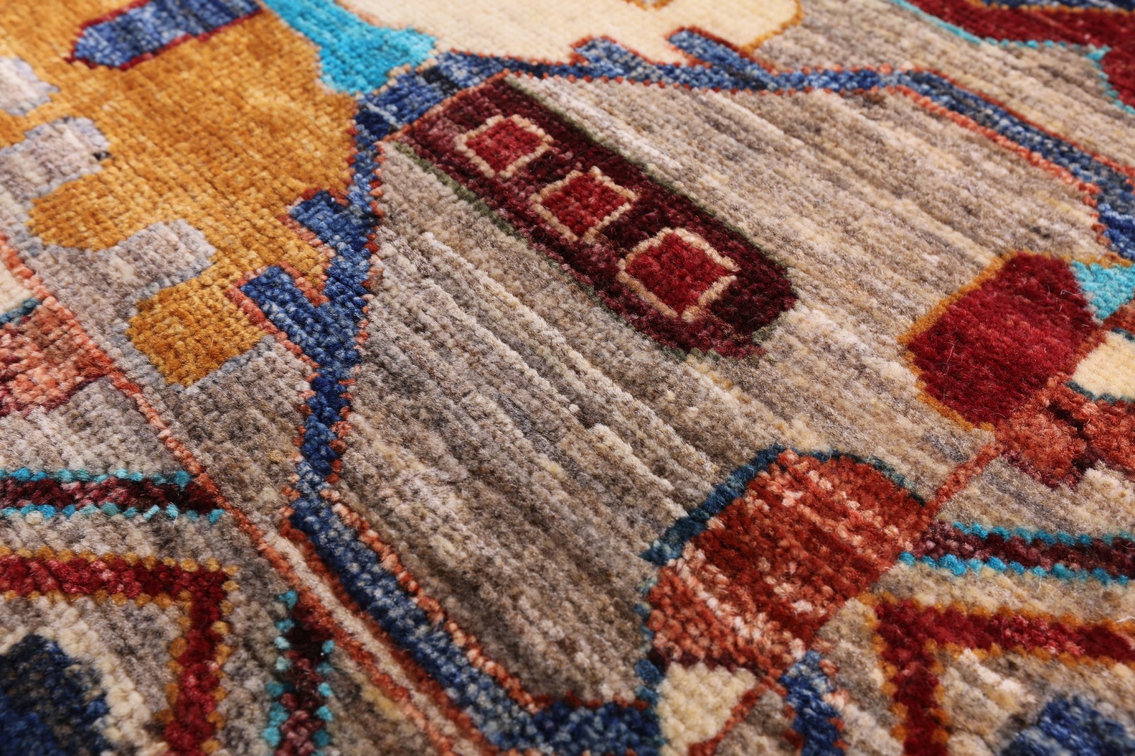 8′ 10″ X 12′ 2″ Hand-Knotted Tribal Fine Serapi Rug – Q12144