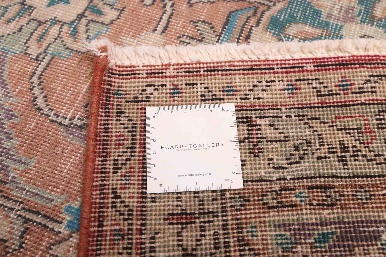 Vintage 9’9″ x 13’0″ Traditional Hand Knotted Vegetable Dye Wool Area Rug