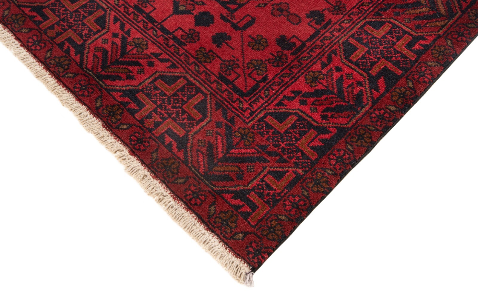 Afghan 146×97 cm Hand Knotted Oriental Rug Excellent Condition Oriental