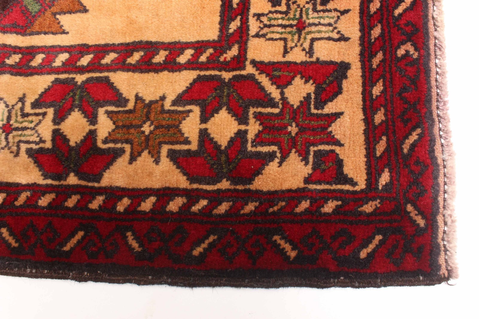 Vintage Traditional Hand-Knotted Area Rug 3’1″ x 5’1″ Oriental Wool Carpet