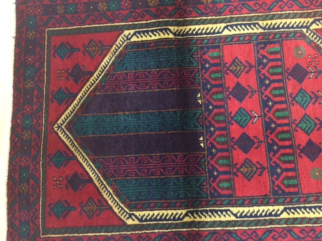 2’6″ x 4’6″ New Afghan Turkeman Oriental Rug – 100% Wool Pile – Hand Knotted